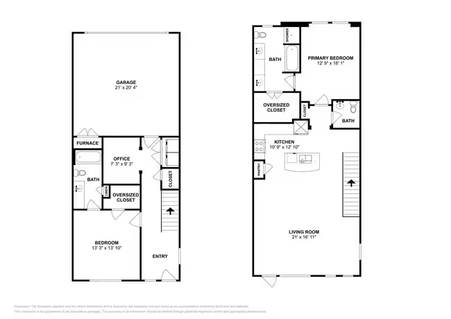 Townhome 2 01-1006 floor plan